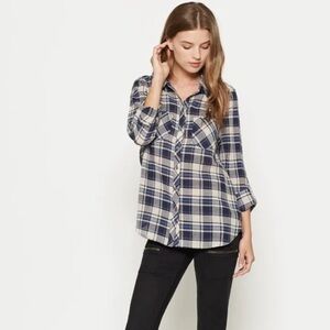Joie Plaid Button Down Shirt
